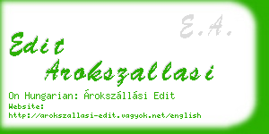 edit arokszallasi business card